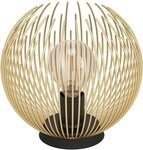EGLO Tischleuchte VENEZUELA Tischlampe, Stahl, E27, IP20, Wohnzimmerlampe,...