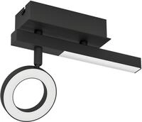 EGLO Deckenspot CARDILLIO 2 Strahler, Alu, Stahl und Kunststoff, Wohnzimerlampe,