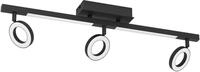 EGLO Deckenspot CARDILLIO 2 Deckenlampe, schwarz, 3 flammig, schwenkbare