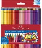 Faber-Castell Marker Faber-Castell Filzstift Grip Colour Marker 30er Set