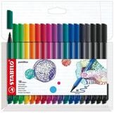 STABILO Faserstift STABILO pointMax Filzstift - 0,8 mm - 18er Set