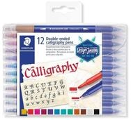 STAEDTLER Kalligraphie-Stift STAEDTLER Doppelfasermaler Calligraph duo 12 St&uuml;ck