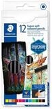 Pattex Filzstift STAEDTLER Farbstifte Super Soft sechskant 12 St&uuml;ck