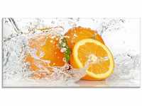 Art-Land Orange mit Spritzwasser 60x30cm (71285349-0)