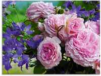 Art-Land Rosen und Glockenblumen 60x45cm (77853707-0)
