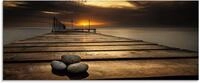 Artland Glasbild Sonnenaufgang am Schwarzen Meer, Sonnenaufgang & -untergang (1...