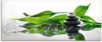 Artland Glasbild Spa mit Steinen und Bambus, Zen (1 St), in verschiedenen...
