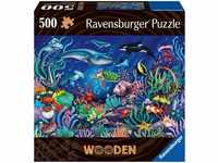 Ravensburger Puzzle Wooden, Unten im Meer, 500 Puzzleteile, Made in Europe,...