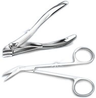 WENKO Nagelknipser-Set Schere und Nagelknipser