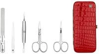Zwilling Nagelknipser-Set Manik&uuml;re Pedik&uuml;re Set 5tlg. mit Nagelschere, Leder
