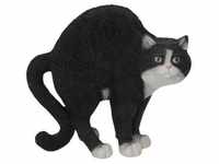 Trend Line Gartenfigur Dekofigur Katze schwarz 28,5 x 15,5 x 31,5 cm