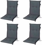 Madison Sesselauflage Panama, (Set, 4 St), f&uuml;r Niederlehner/Stapelsessel