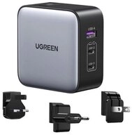 UGREEN Nexode Wandladeger&auml;t, 2x USB-C + USB, Ladeger&auml;t 65W Smartphone-Ladeger&auml;t