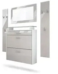 Vladon Garderoben-Set Malea, (Garderobenset bestehend aus 1 H&auml;ngeschuhschrank,...