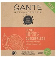 SANTE Feste Duschseife Feste Duschpflege Orange & Mango - HAPPINESS 80g