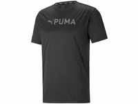 PUMA Kurzarmshirt Puma Fit Logo Tee - CF Gra PUMA BLACK
