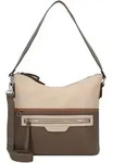 TOM TAILOR Schultertasche Jule, Polyurethan braun