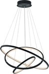 TRIO Leuchten LED Pendelleuchte Aaron, CCT - &uuml;ber Fernbedienung, Dimmfunktion,