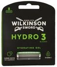 Wilkinson Rasierklingen Sword Hydro 3 Skin Protection 8 Rasierklingen 8 St&uuml;ck