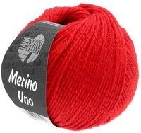 LANA GROSSA Merino Uno H&auml;kelwolle, 125 m