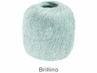 LANA GROSSA Brillino 0011 pastellgrün silber Häkelwolle