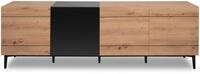 Finori Lowboard, Artisan Oak / Schwarz B x H x T ca. 200 x 65 x 42 cm