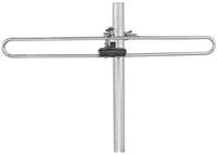 Nedis ANORDAB10ME Innenantenne, DAB+, Aluminium, Empfangsbereich 0-50 km, einfache