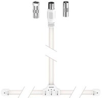 Hama DAB+ Wurfantenne 1,75 m &ndash; Digitalradio, FM, DVB-T2 Empfang, mit...