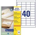 Avery Zweckform Etiketten Universal-Etiketten RC A4 48,5x25,4mm 100 Bogen/4.000