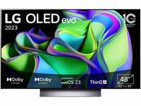 LG OLED48C37LA OLED-Fernseher (121 cm/48 Zoll, 4K Ultra HD, Smart-TV, OLED evo, bis
