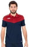 Jako Poloshirt Champ 2.0 (100% Polyester) marineblau/rot Herren