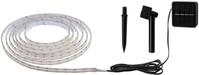 Paulmann LED-Streifen Solar mit D&auml;mmerungssensor IP44 3m 2700K 0,3W Schwarz,