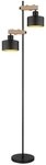 GLOBO LIGHTING Stehlampe RIELLY, ohne Leuchtmittel,