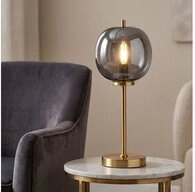 GLOBO LIGHTING Tischleuchte BLACKY I, ohne Leuchtmittel, Tischleuchte Messing,...