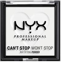 NYX PROFESSIONAL MAKEUP Puder CAN'T STOP WON'T STOP MATTIFYING POWDER, deckt