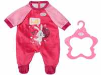 Baby Born Puppenkleidung Strampler Pink, 43 cm, mit Kleiderbügel