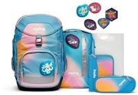 ergobag Schulrucksack Pack (6tlg., inkl. Sportrucksack, Schlamperrolle,