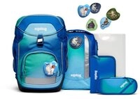 ergobag Schulrucksack Pack (6tlg., inkl. Sportrucksack, Schlamperrolle,