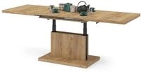 Mazzoni Couchtisch Aston Eiche Gold Craft stufenlos h&ouml;henverstellbar ausziehbar