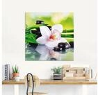 Artland Glasbild Spa Steine Bambus Zweige Orchidee, Zen (1 St), in verschiedenen