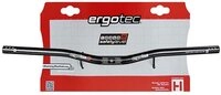Ergotec Fahrradlenker Xtasy Lenker Low Riser &Oslash; 25,4 mm 640 mm Rise 22 mm 10&deg;