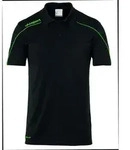 uhlsport Poloshirt Polo-Shirt Stream 22 POLO SHIRT gr&uuml;n|schwarz L