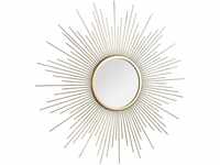 Mirrors and More Wandspiegel SUSI mit Metallrahmen in Gold Ø60cm