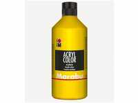 Marabu Acrylfarbe Marabu Acrylfarbe Acryl Color, 500 ml, gelb 019