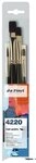 Da Vinci Malpinsel TOP-Acryl, (4 St)