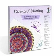 URSUS Kreativset Diamond Painting Mandala zum selbstgestalten, (Diamanten-Mandala,