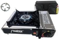 Ph&ouml;nix Germany Gaskocher PC-20, (Piezo-Z&uuml;ndung, Edelstahl Campingkocher), 1...