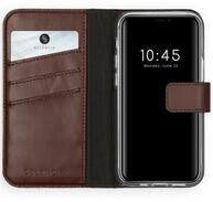 Selencia Smartphone-Mappe Selencia Echtleder Klapph&uuml;lle Apple iPhone 12 Mini -...