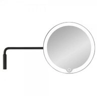 blomus Spiegel LED Kosmetikspiegel Modo Black mit Wandhalterung