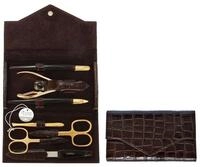 nippes Solingen Manik&uuml;re-Kosmetik-Etui Manik&uuml;re-Set Croco, 7-tlg. Luxus,